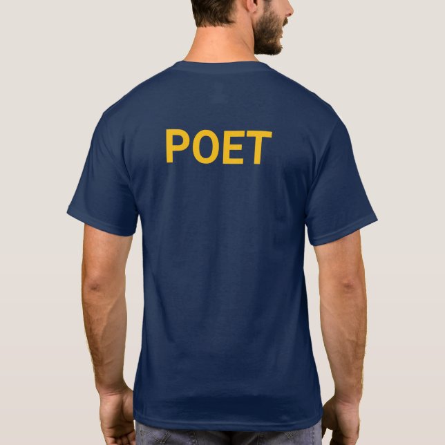 Poet t-shirt (Verso)