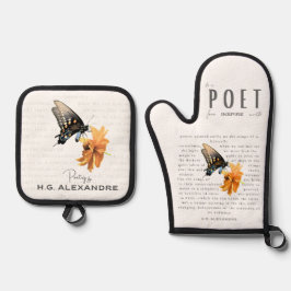 Poetry Painted Softly–Oven Mitts by H.G. Alexandre