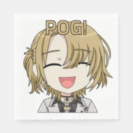 Pog! Guardanapos Chibi - Fanart de Luca Kaneshiro