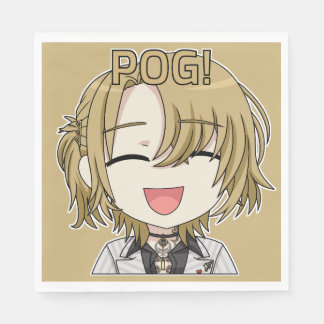 Pog! Guardanapos Chibi - Fanart de Luca Kaneshiro