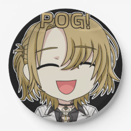 Pog! Pratos de Papel Chibi - Fanart de Luca Kanesh