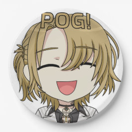 Pog! Pratos de Papel Chibi - Luca Kaneshiro Fanart