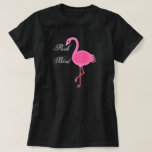 Poh Bird T-shirt<br><div class="desc">Um belo design de um flamingo cor-de-rosa com o logótipo de pássaro posh adequado para o armário de cada senhora.</div>