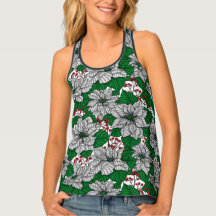 Poinsettia branca, padrão de Natal