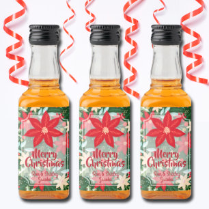 Poinsettia Floral Holiday Natal Custom Mini