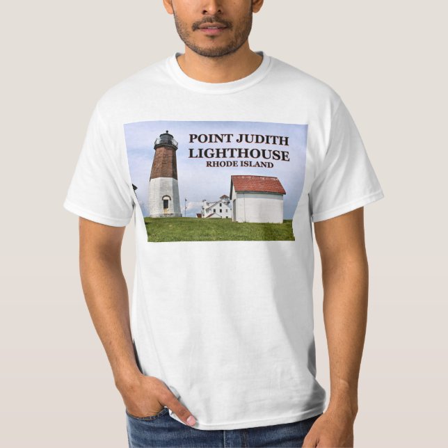 Point Judith Lighthouse, Rhode Island T-Shirt (Frente)