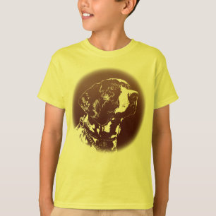 Pointer Dog Kid's Shirts Camisetas de cão de ponte