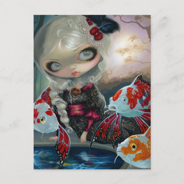 "Poissons Volants: Cartão postal Le Bassin des Car (Frente)