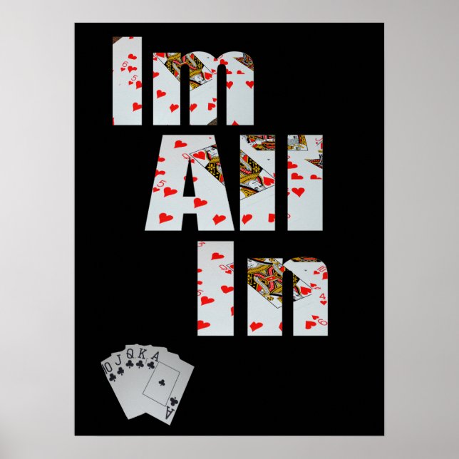 Poker Im All In, Poster (Frente)