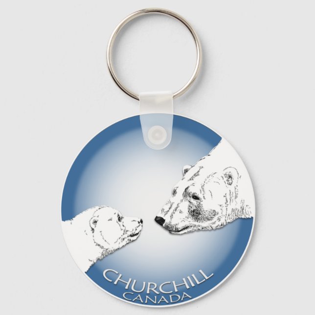 Polar Bear Chuchill Key Chain Souvenir Chaveiro (Frente)