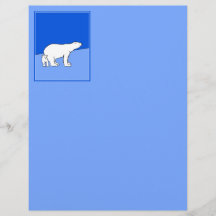 Polar Bear Mãe e Pintura em Cubo - Arte Selvagem