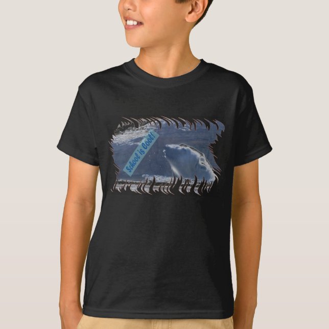 Polar Bear School é camiseta Legal (Frente)