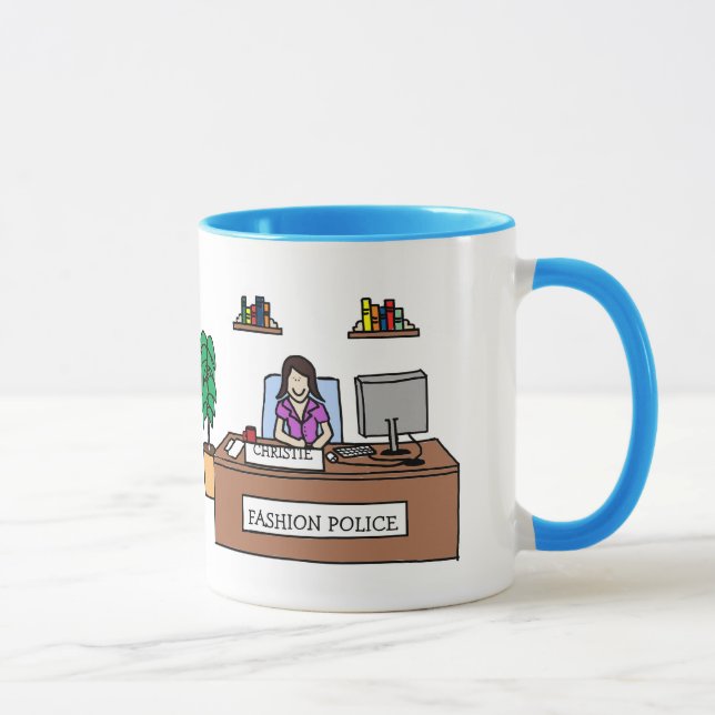 Polícia da forma - caneca personalizada dos (Direita)