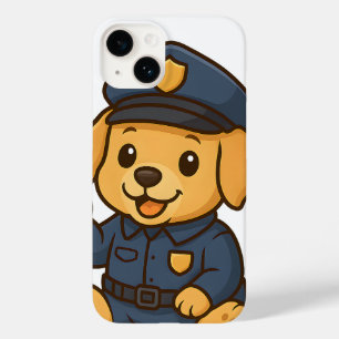 Polícia de Retriever de Ouro Cortado Capa de telef