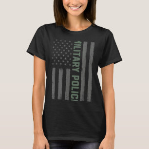 Polícia Militar Camisa Bandeira Americana _ Orgulh