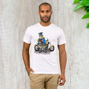 Policial Escrevendo Tíquete Mens T-Shirt