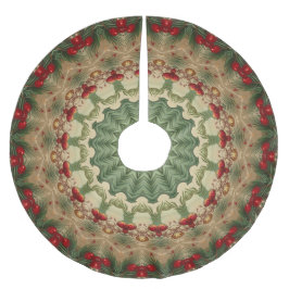 Poliéster Saia Decorativa para Árvore de Natal