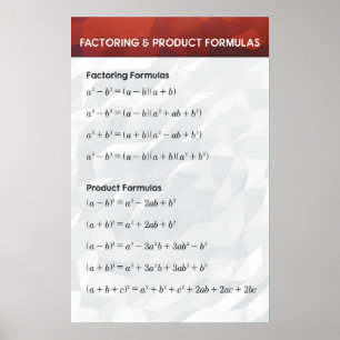 Polinômicos de Fábrica e Produto - Poster de Matem