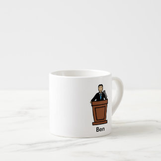 Político - caneca personalizada do café dos