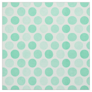 Polk Dots Aqua Tecido Azul