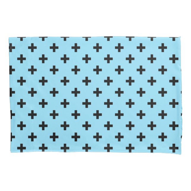 Polka negra cruza o azul-bebê (Frente)