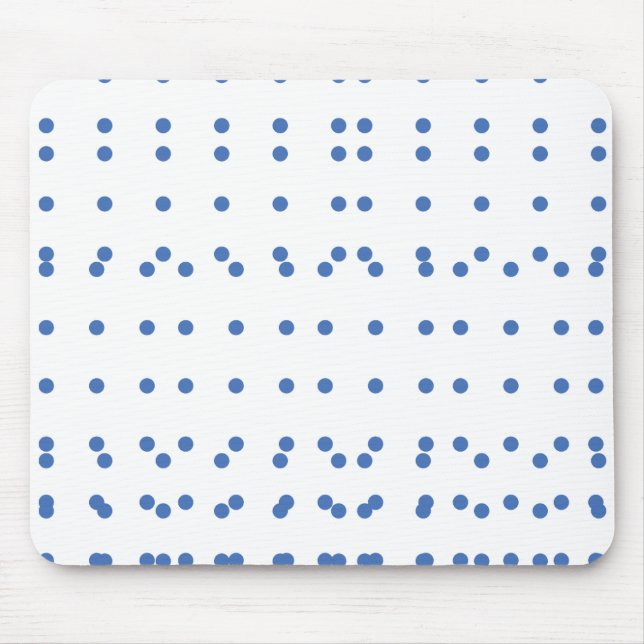 Polka pontilhado Mousepad (Frente)