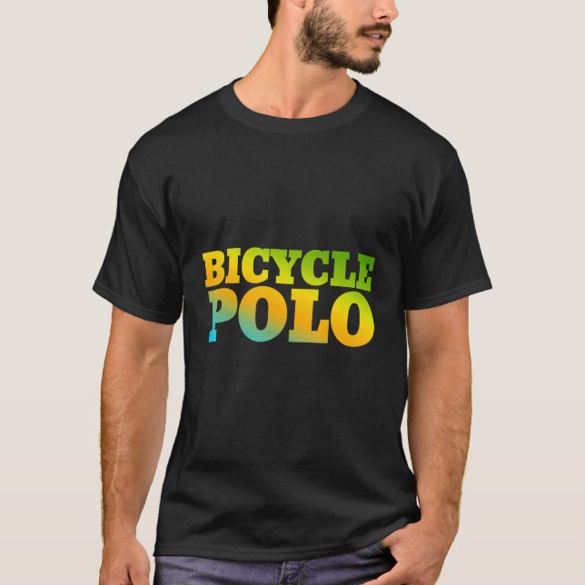 Polo Bicicleta Projetado Com Cores Da Natureza (Frente)