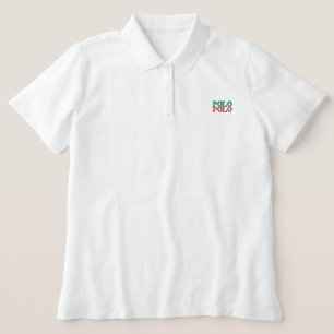 Polo branco de mulheres