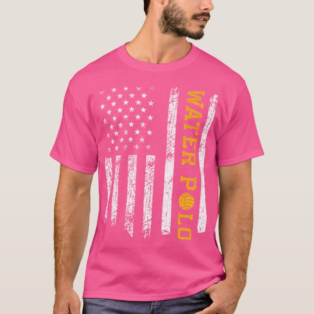 Polo de Água Bandeira Americano (Frente)
