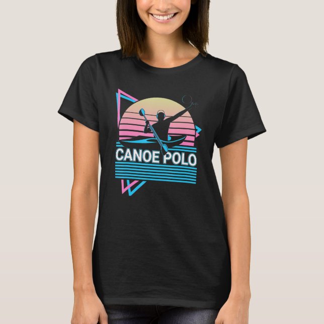Polo de Canoa Polo de Caiaque Retro (Frente)