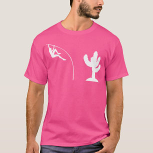 Polo Funny Vaulter Cactus Design vulting Pole Vau