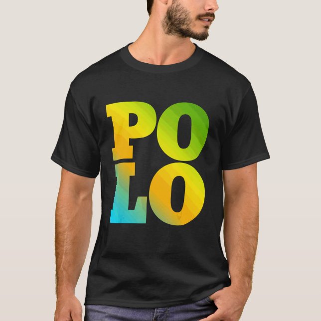 Polo Projetado Com Cores Da Natureza (Frente)
