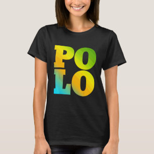 Polo Projetado Com Cores Da Natureza