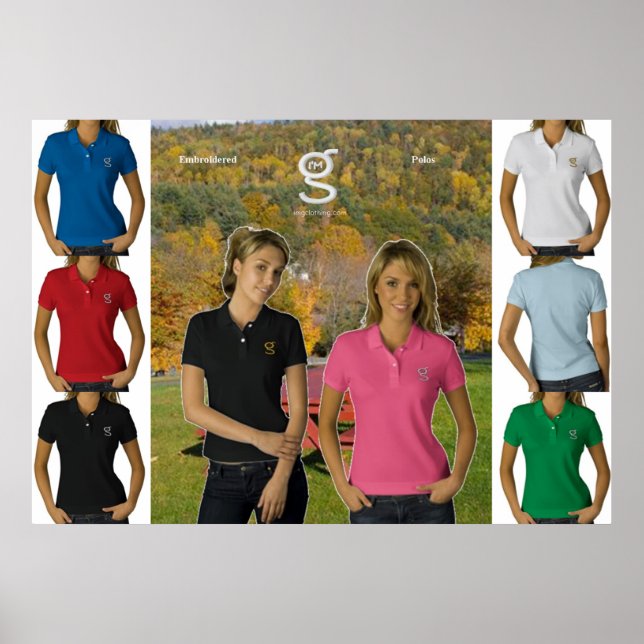 Polo Shirts Poster do I'm G Clothing (Frente)