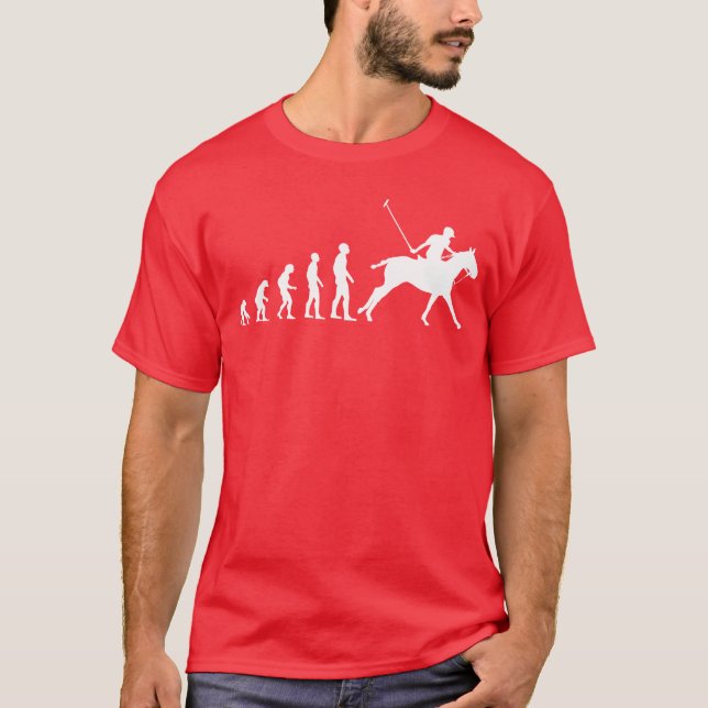 Polo Sport Rider Evolution Equestrian Gift retro (Frente)