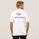 Polo Tshirt Proud to be Half Italian Half Moroccan (Parte Traseira Completa)