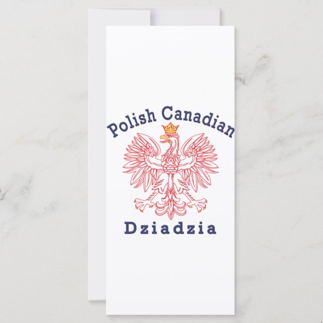 Polonês Canadense Eagle Dziadzia (Frente)