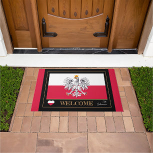 Polônia & Águia, tapetes de sinalizador polonês