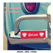 Polônia Eagle Polska Crest Vermelho Polonês