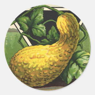 Polpa de verão do amarelo da arte da etiqueta do