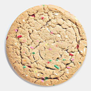 Polvilha etiquetas dos biscoitos de açúcar