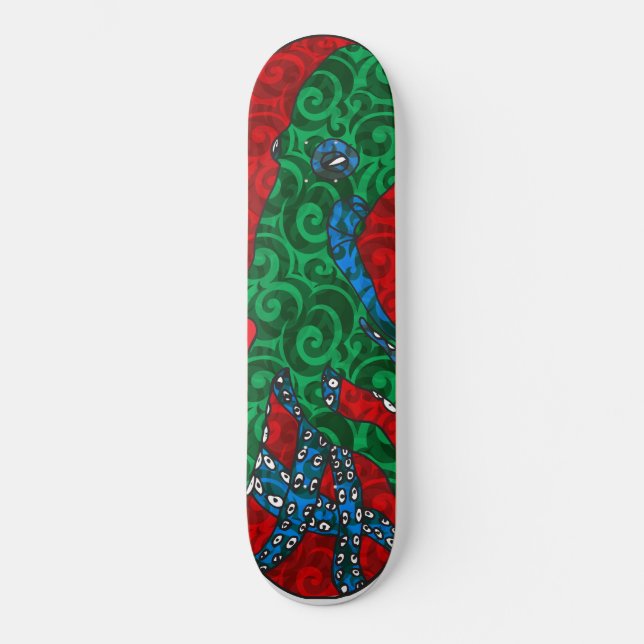 Polvo colorido plataforma inspirada do skate (Frente)