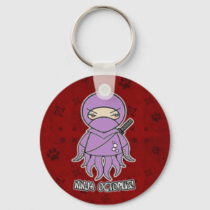 Polvo de Ninja! No chaveiro vermelho