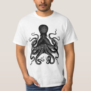 Polvo gigante - 20.000 camisetas de Kraken das