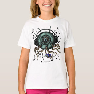Polvo legal engraçado no t-shirt do gráfico dos
