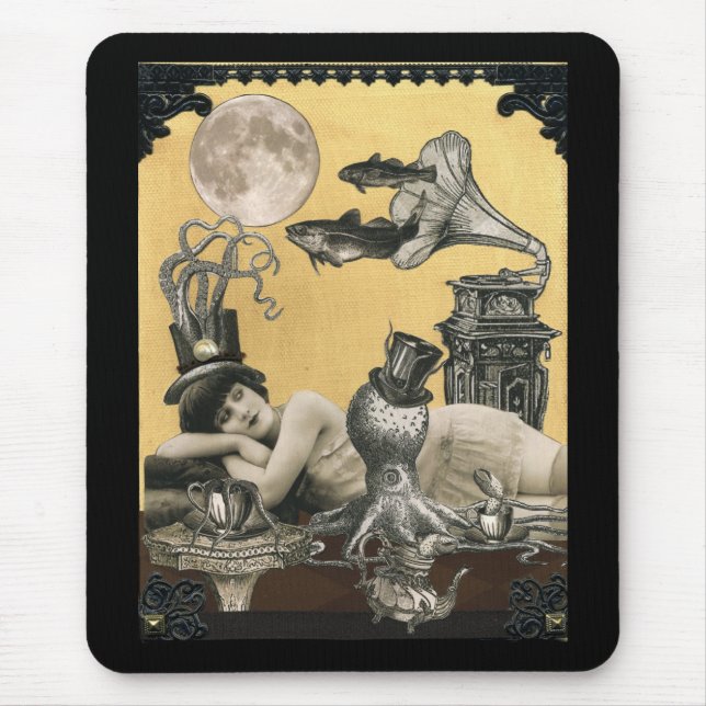 Polvo Mousepad de Steampunk (Frente)