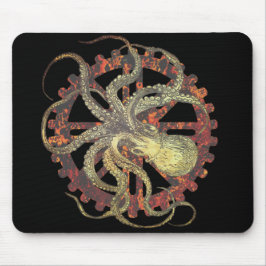 Polvo Steampunk & Rusty Clocage Gear Mousepad