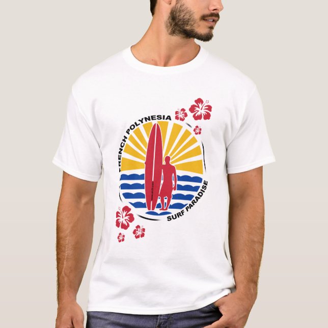 Polynesia Surf t-shirt (Frente)