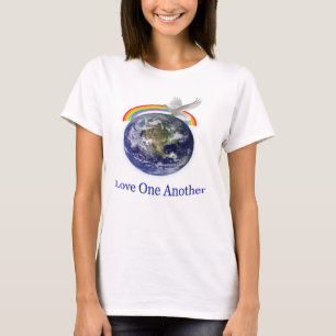 Pomba das t-shirts cristãs da Paz