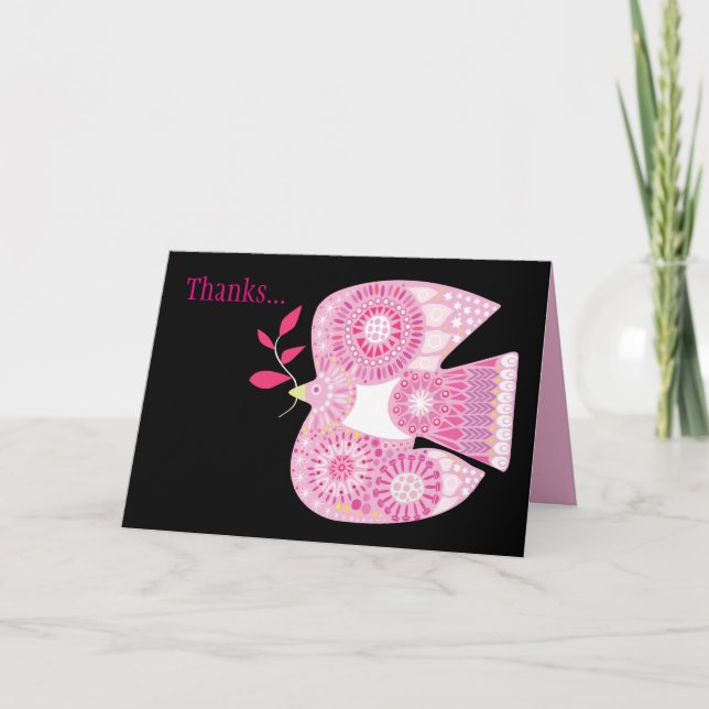 POMBA do MOSAICO de cartões de agradecimentos de (Frente)